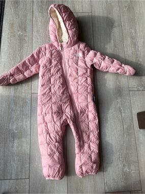 12-18 M North Face Thermoball bunting/onesie
